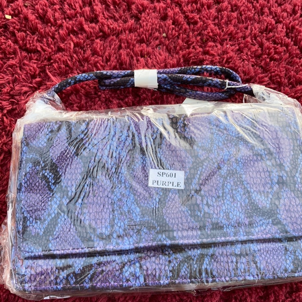 Purple snake print